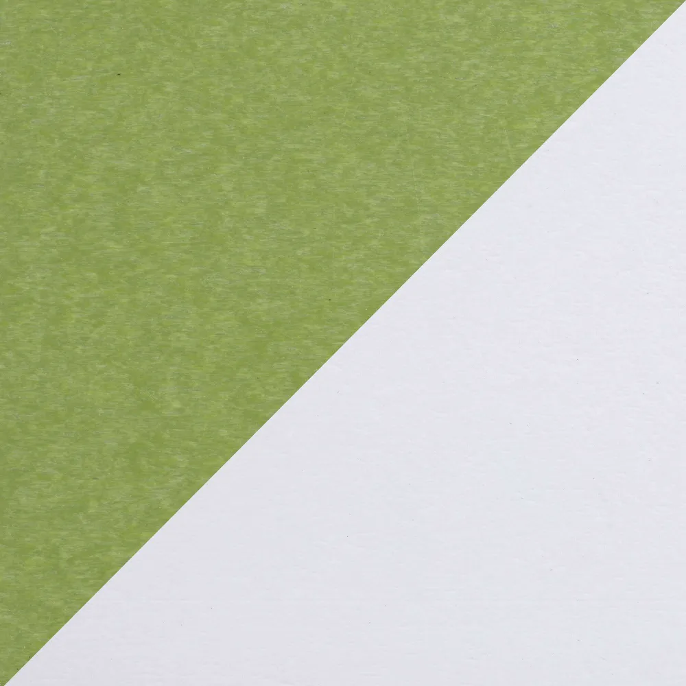 Lime Green & White